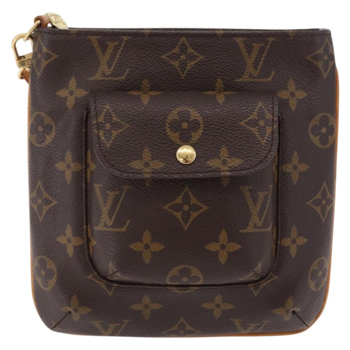 LOUIS VUITTON Monogram Partition Pouch M51901 LV Auth ka6351