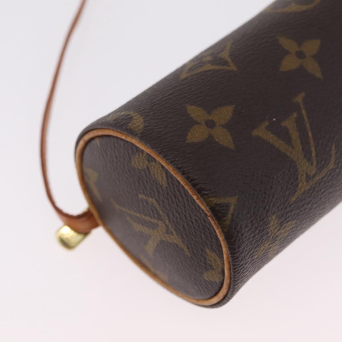 LOUIS VUITTON Monogram Papillon Pouch LV Auth ka6359