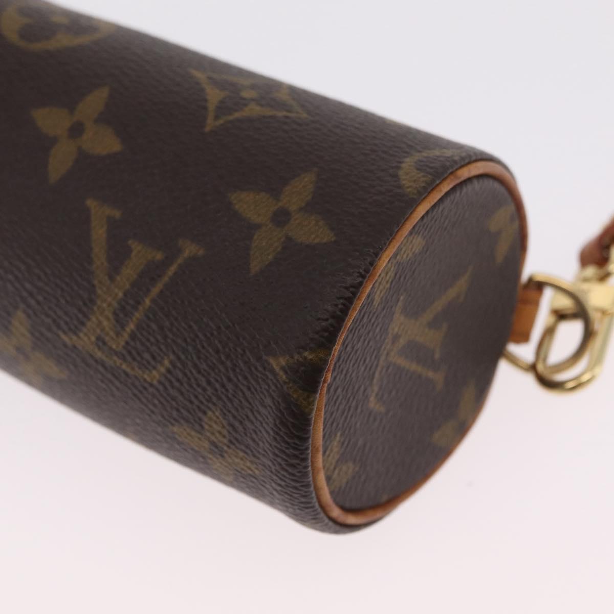 LOUIS VUITTON Monogram Papillon Pouch LV Auth ka6359