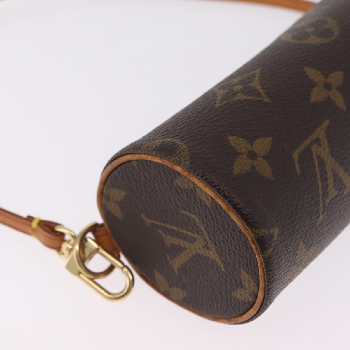 LOUIS VUITTON Monogram Papillon Pouch LV Auth ka6359