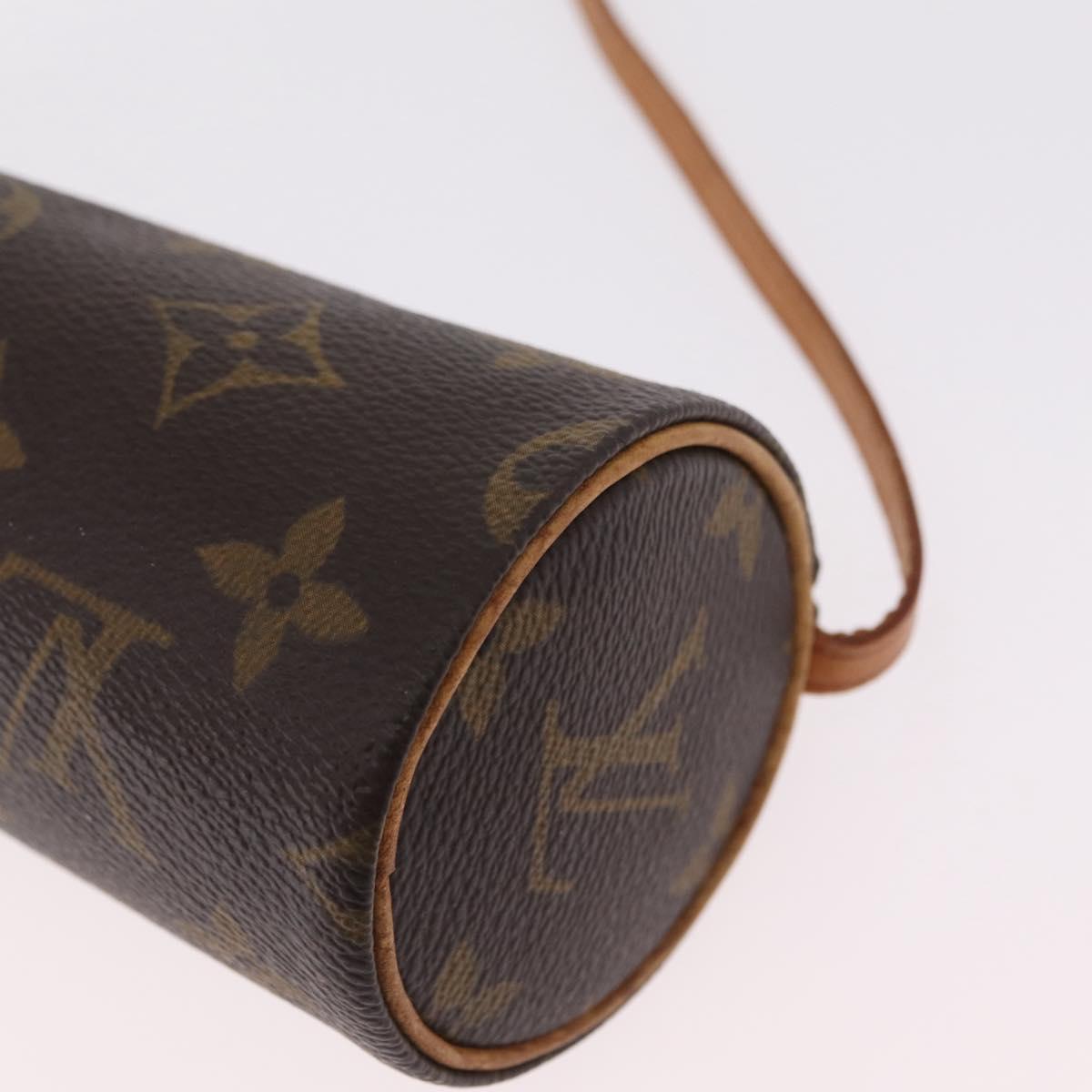 LOUIS VUITTON Monogram Papillon Pouch LV Auth ka6359