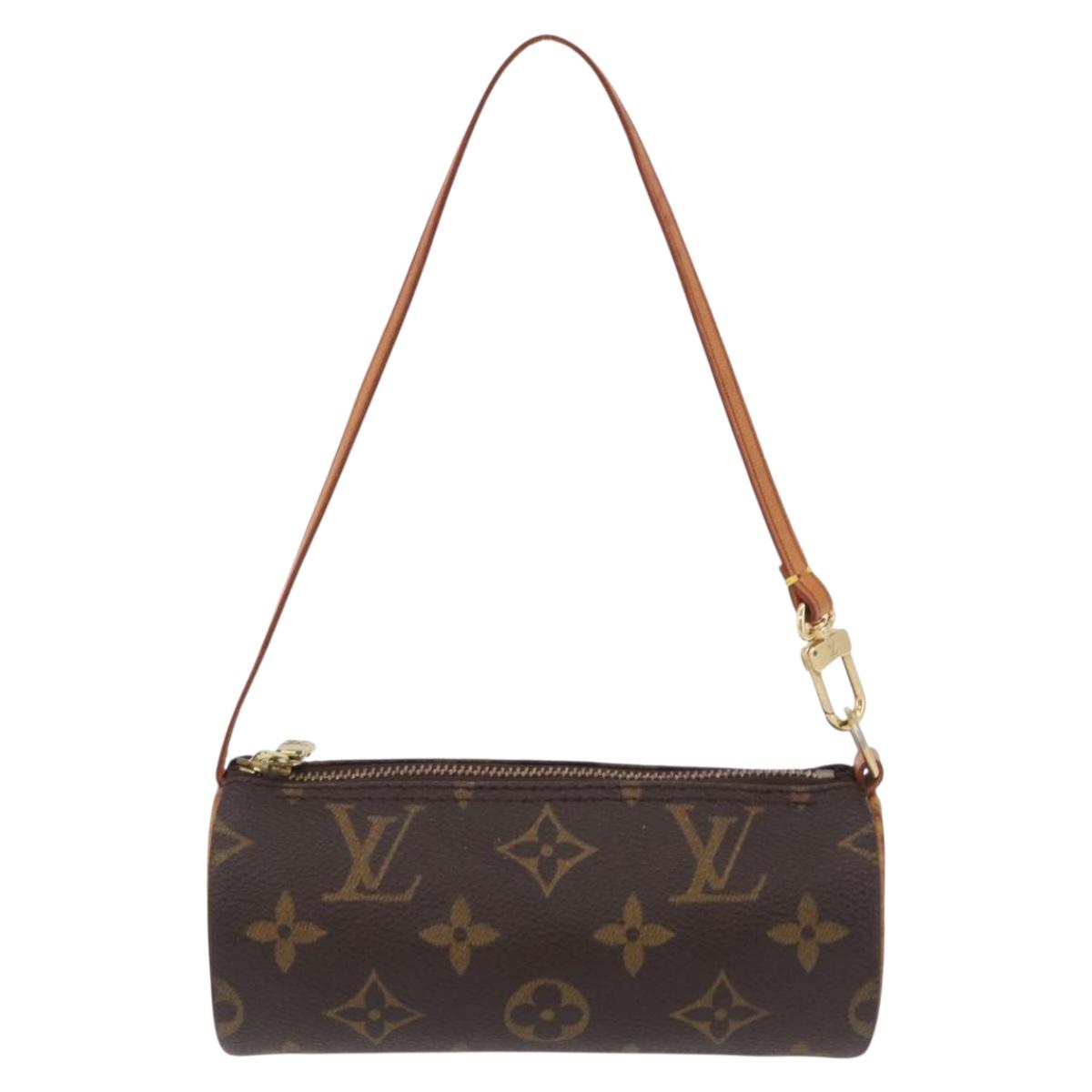 LOUIS VUITTON Monogram Papillon Pouch LV Auth ka6359