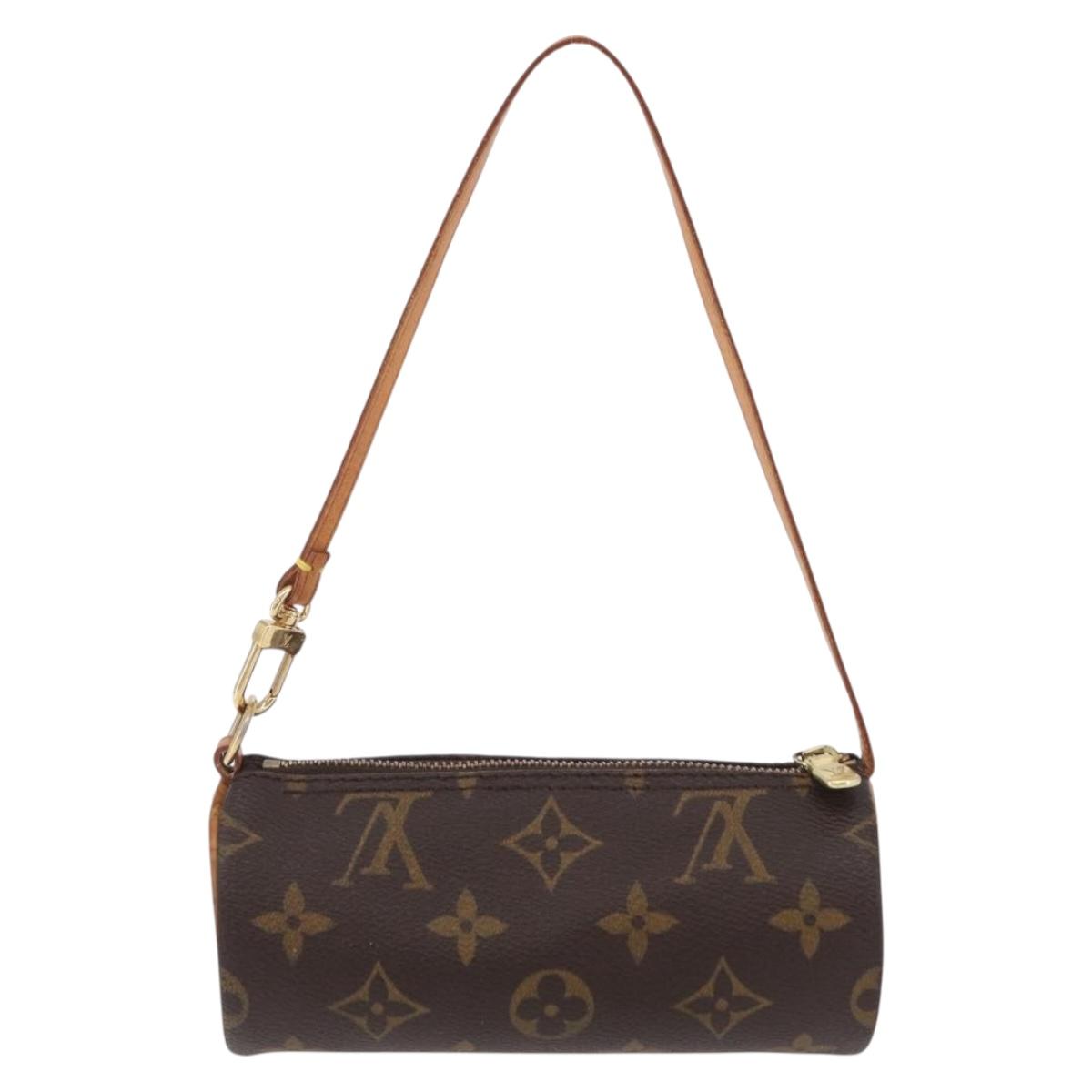 LOUIS VUITTON Monogram Papillon Pouch LV Auth ka6359