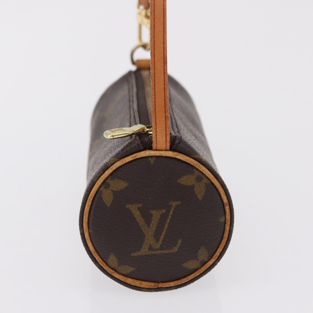 LOUIS VUITTON Monogram Papillon Pouch LV Auth ka6359