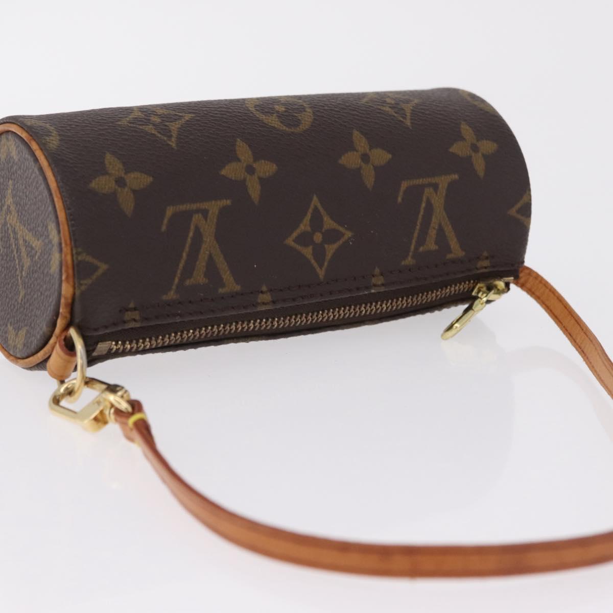 LOUIS VUITTON Monogram Papillon Pouch LV Auth ka6359