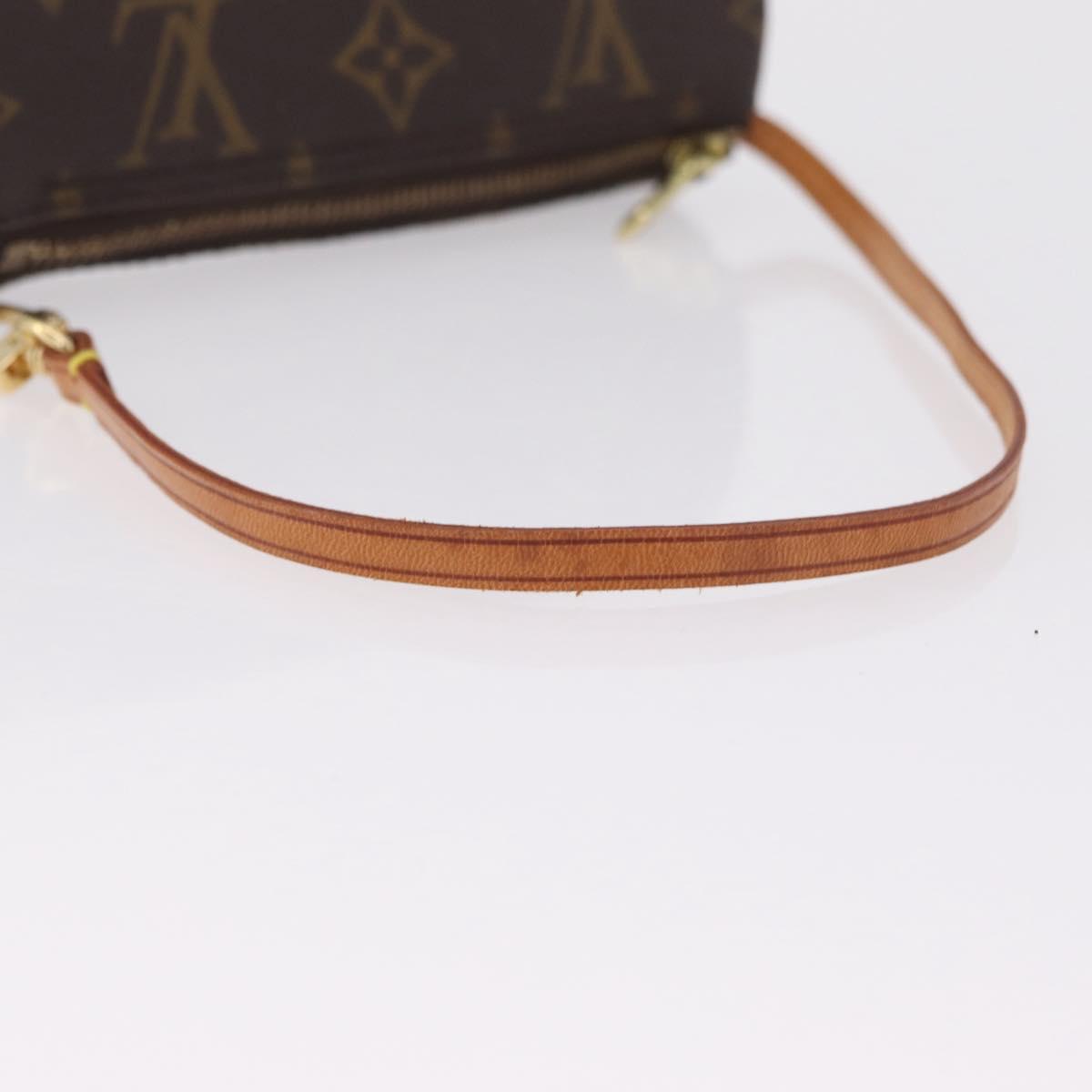 LOUIS VUITTON Monogram Papillon Pouch LV Auth ka6359