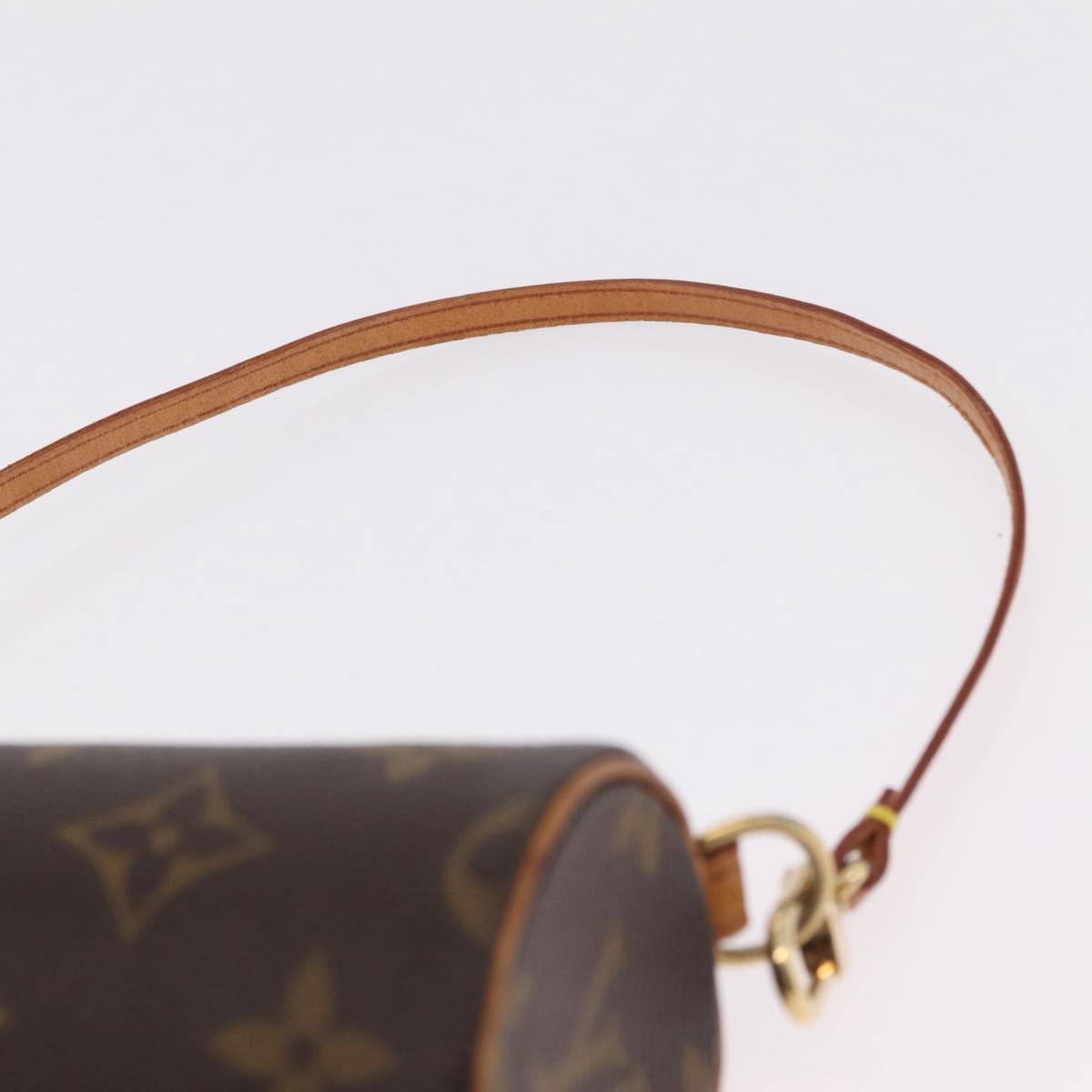 LOUIS VUITTON Monogram Papillon Pouch LV Auth ka6359