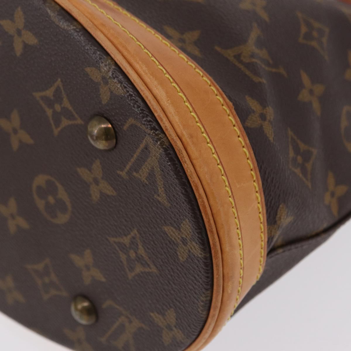 LOUIS VUITTON Monogram Bucket PM Shoulder Bag M42238 LV Auth ka6361