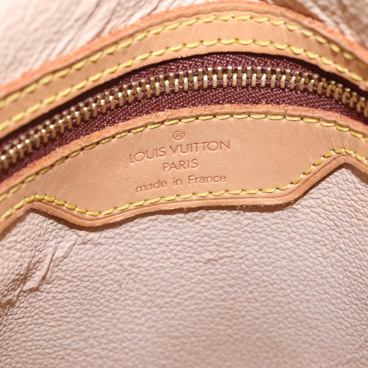 LOUIS VUITTON Monogram Bucket PM Shoulder Bag M42238 LV Auth ka6361
