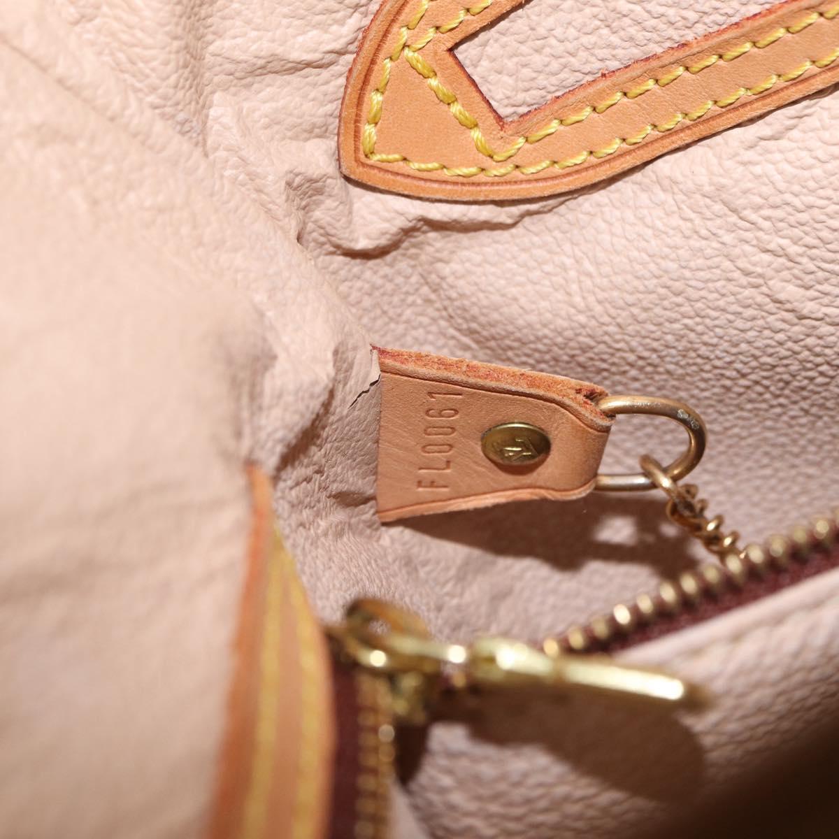 LOUIS VUITTON Monogram Bucket PM Shoulder Bag M42238 LV Auth ka6361