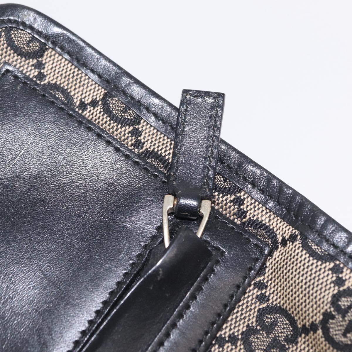 GUCCI GG Canvas Shoulder Bag Beige Gold 019 0375 Auth ka6364
