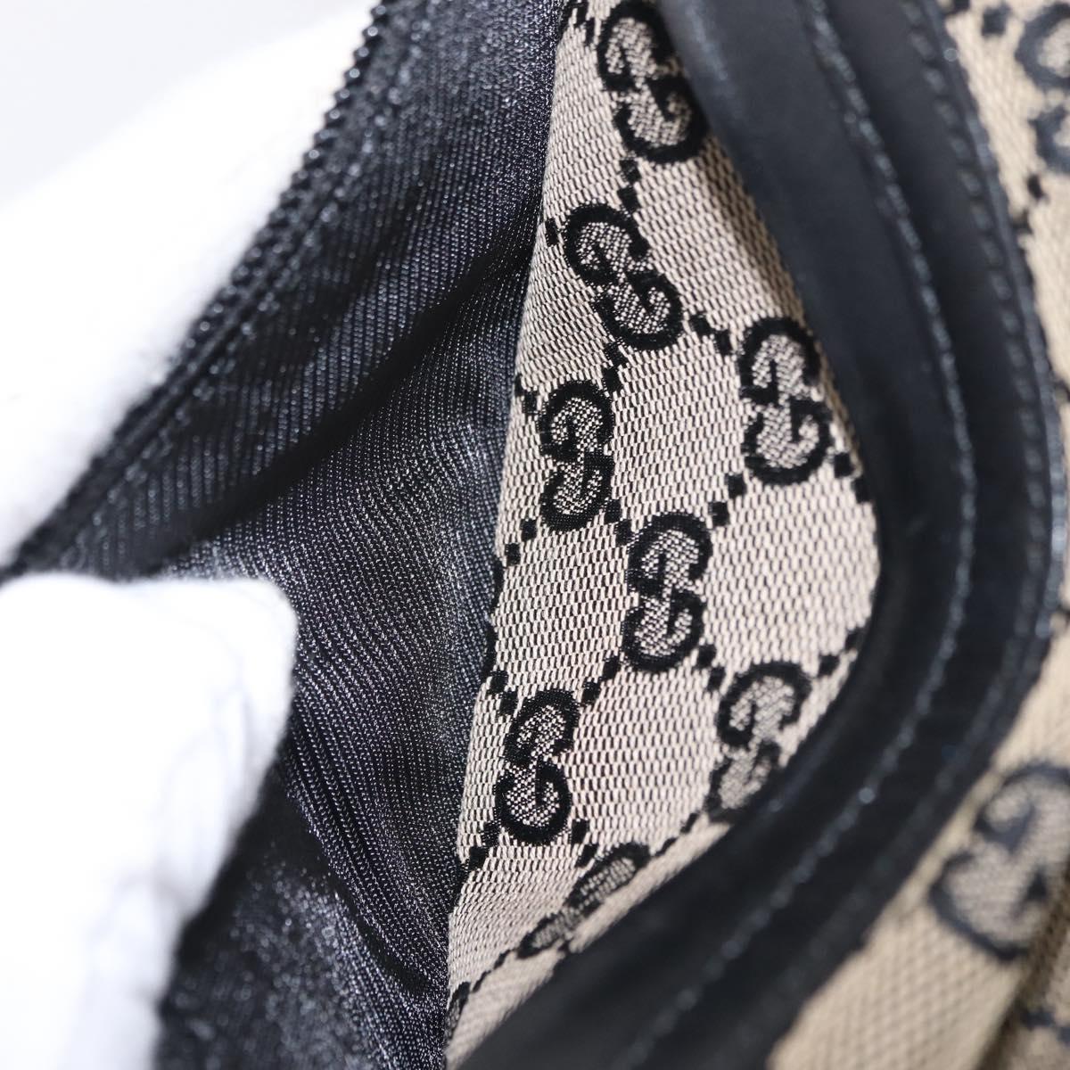 GUCCI GG Canvas Shoulder Bag Beige Gold 019 0375 Auth ka6364