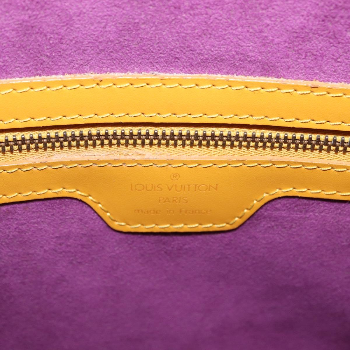 LOUIS VUITTON Epi Lussac Shoulder Bag Yellow M52289 LV Auth ka6366