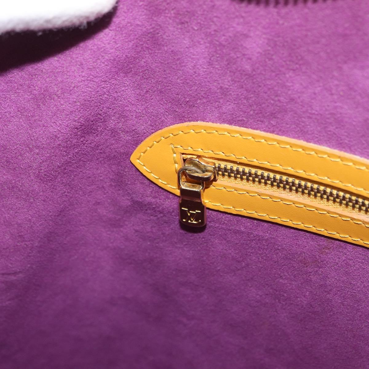 LOUIS VUITTON Epi Lussac Shoulder Bag Yellow M52289 LV Auth ka6366
