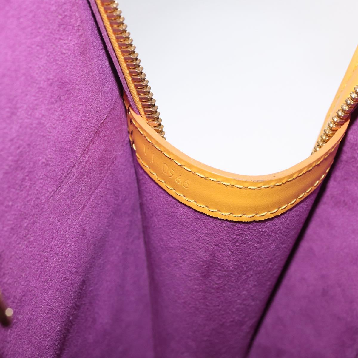 LOUIS VUITTON Epi Lussac Shoulder Bag Yellow M52289 LV Auth ka6366