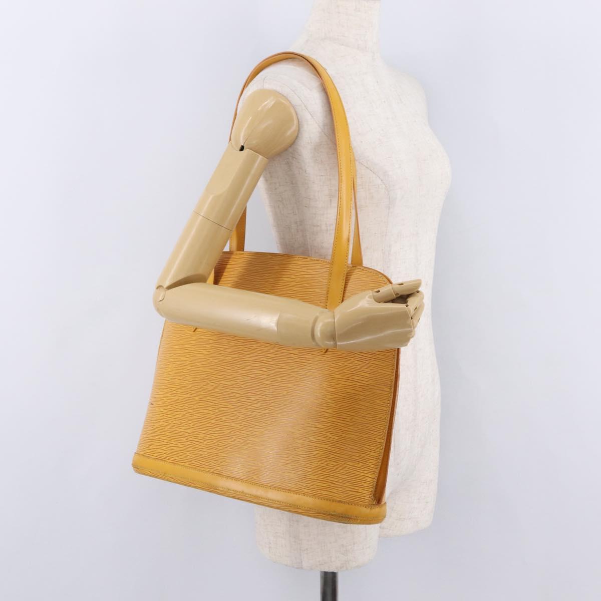 LOUIS VUITTON Epi Lussac Shoulder Bag Yellow M52289 LV Auth ka6366