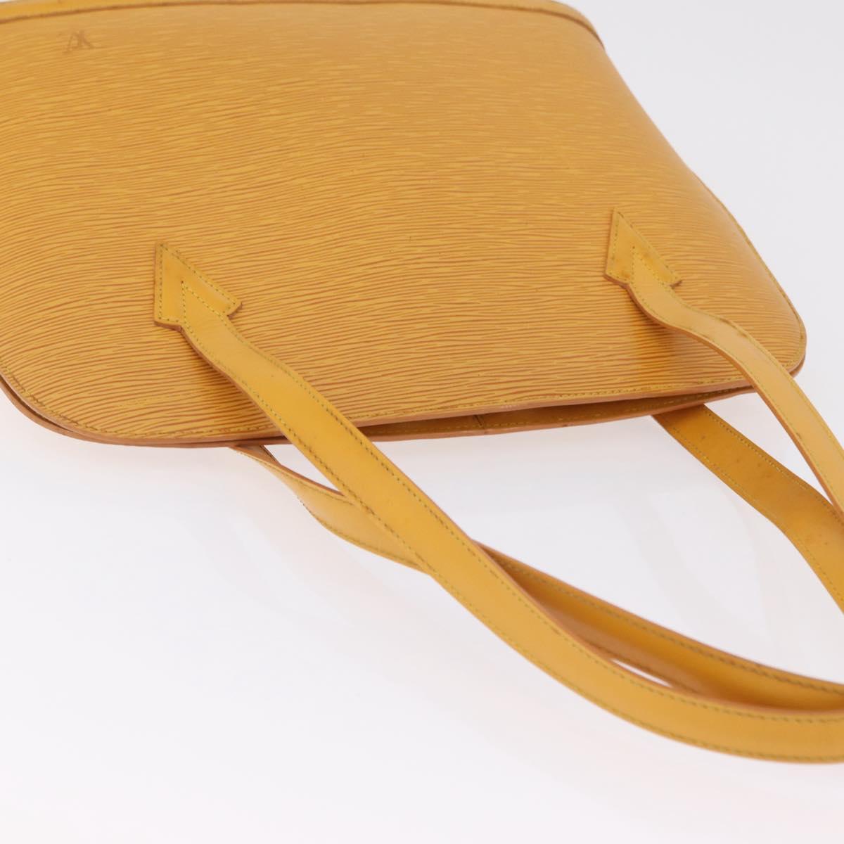 LOUIS VUITTON Epi Lussac Shoulder Bag Yellow M52289 LV Auth ka6366
