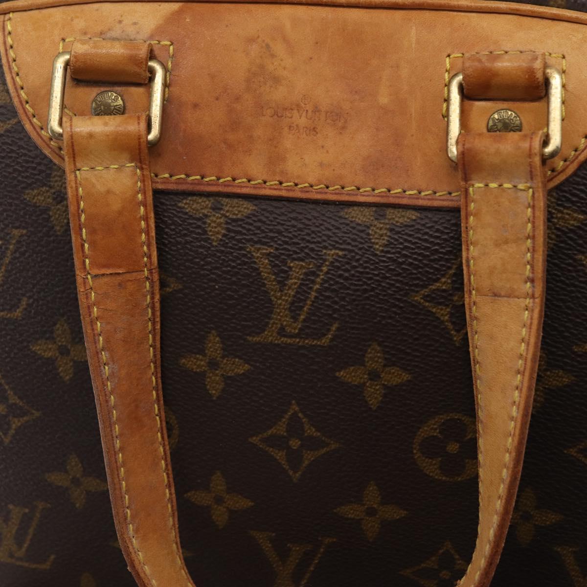 LOUIS VUITTON Monogram Excursion Hand Bag M41450 LV Auth ka6367