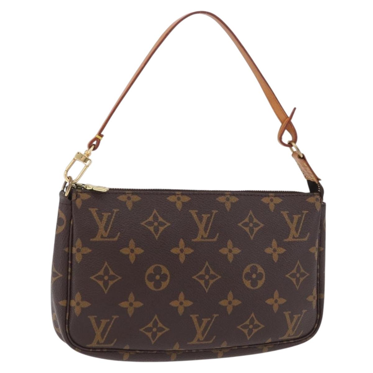 LOUIS VUITTON Monogram Pochette Accessoires Pouch M51980 LV Auth ka6368