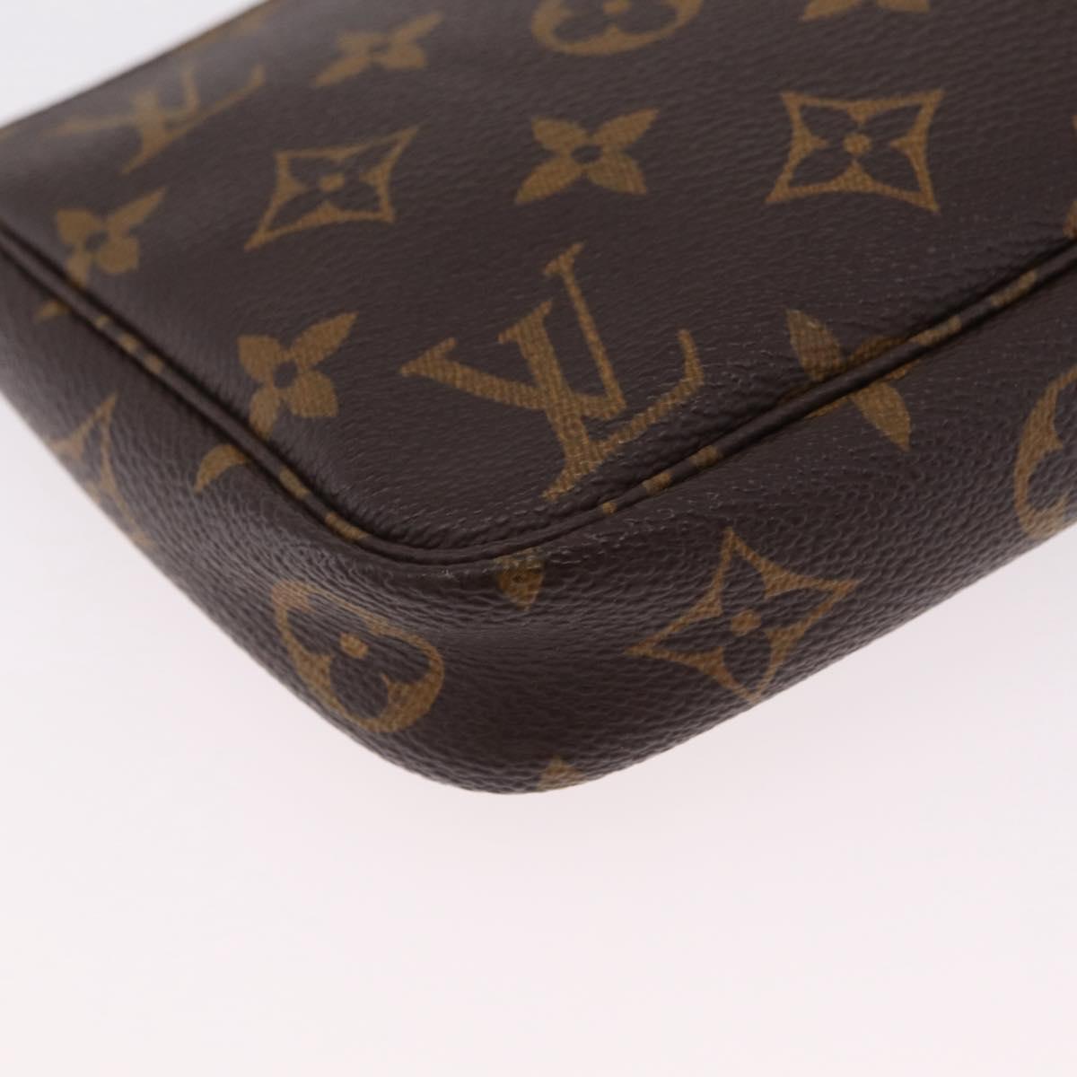 LOUIS VUITTON Monogram Pochette Accessoires Pouch M51980 LV Auth ka6368