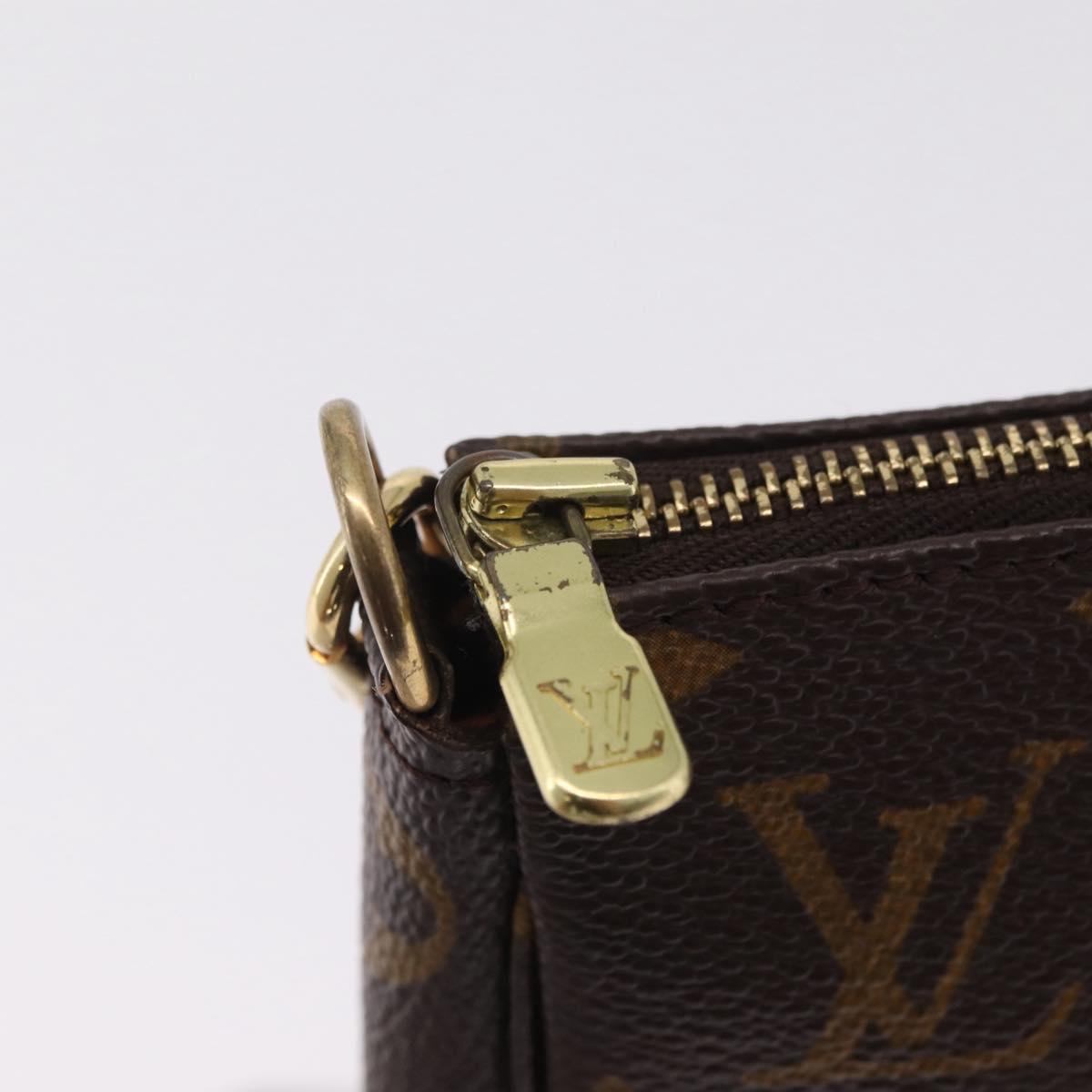 LOUIS VUITTON Monogram Pochette Accessoires Pouch M51980 LV Auth ka6368