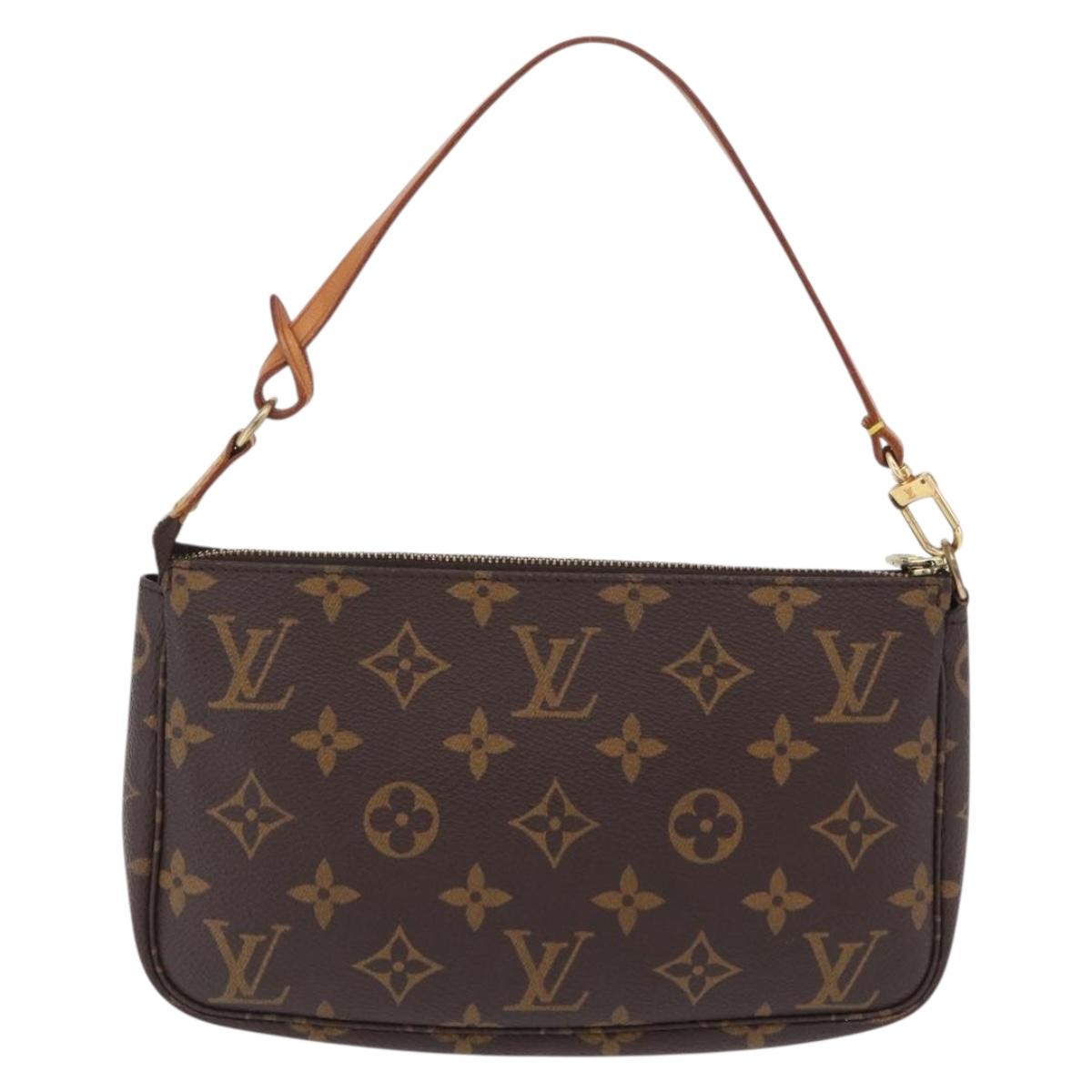 LOUIS VUITTON Monogram Pochette Accessoires Pouch M51980 LV Auth ka6368