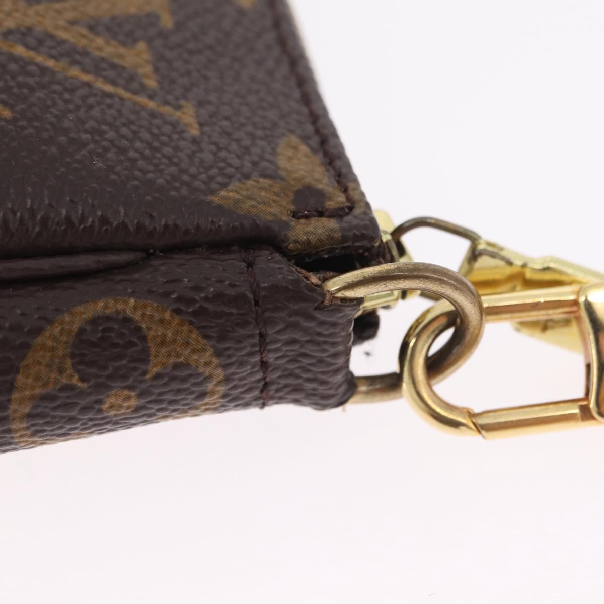 LOUIS VUITTON Monogram Pochette Accessoires Pouch M51980 LV Auth ka6368