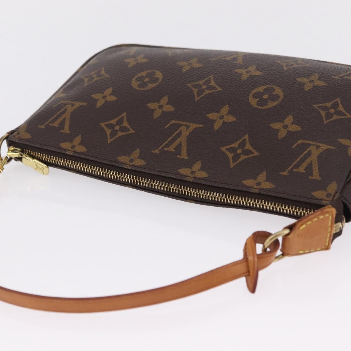 LOUIS VUITTON Monogram Pochette Accessoires Pouch M51980 LV Auth ka6368
