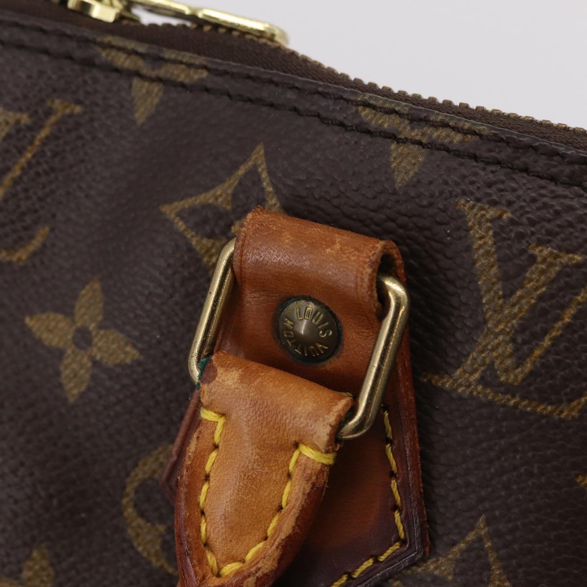 LOUIS VUITTON Monogram Alma Hand Bag M51130 LV Auth ka6371