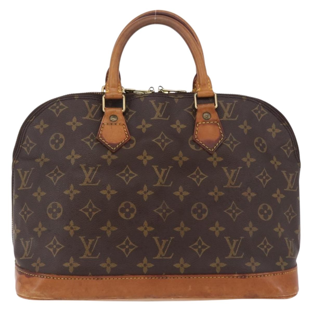 LOUIS VUITTON Monogram Alma Hand Bag M51130 LV Auth ka6371