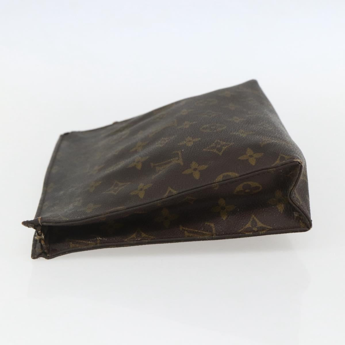 LOUIS VUITTON Monogram Clutch Bag 2 Set LV Auth ka638