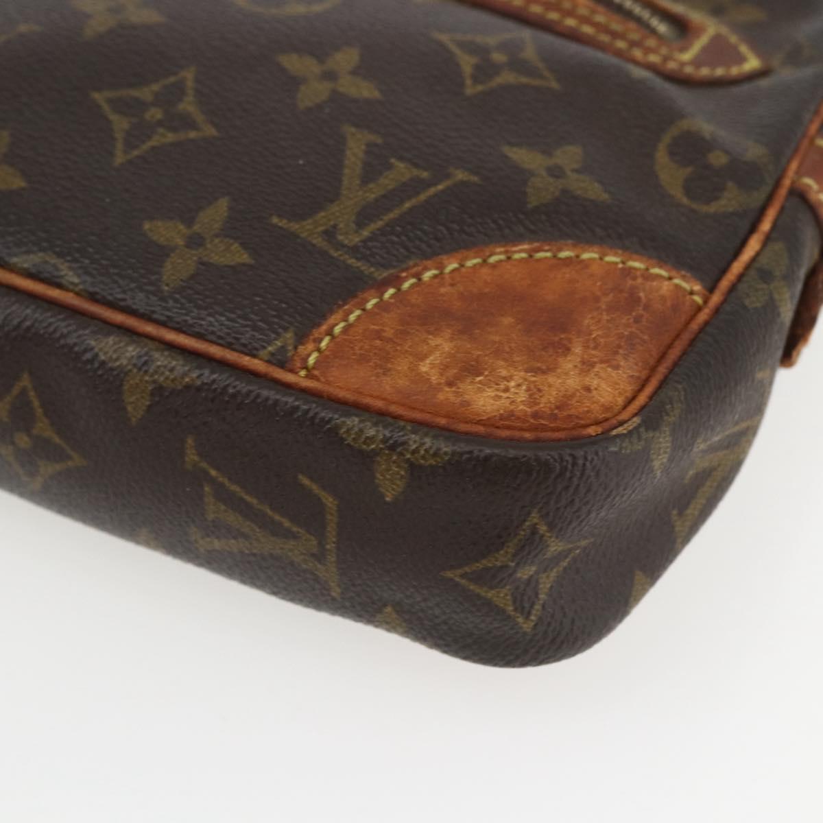 LOUIS VUITTON Monogram Clutch Bag 2 Set LV Auth ka638