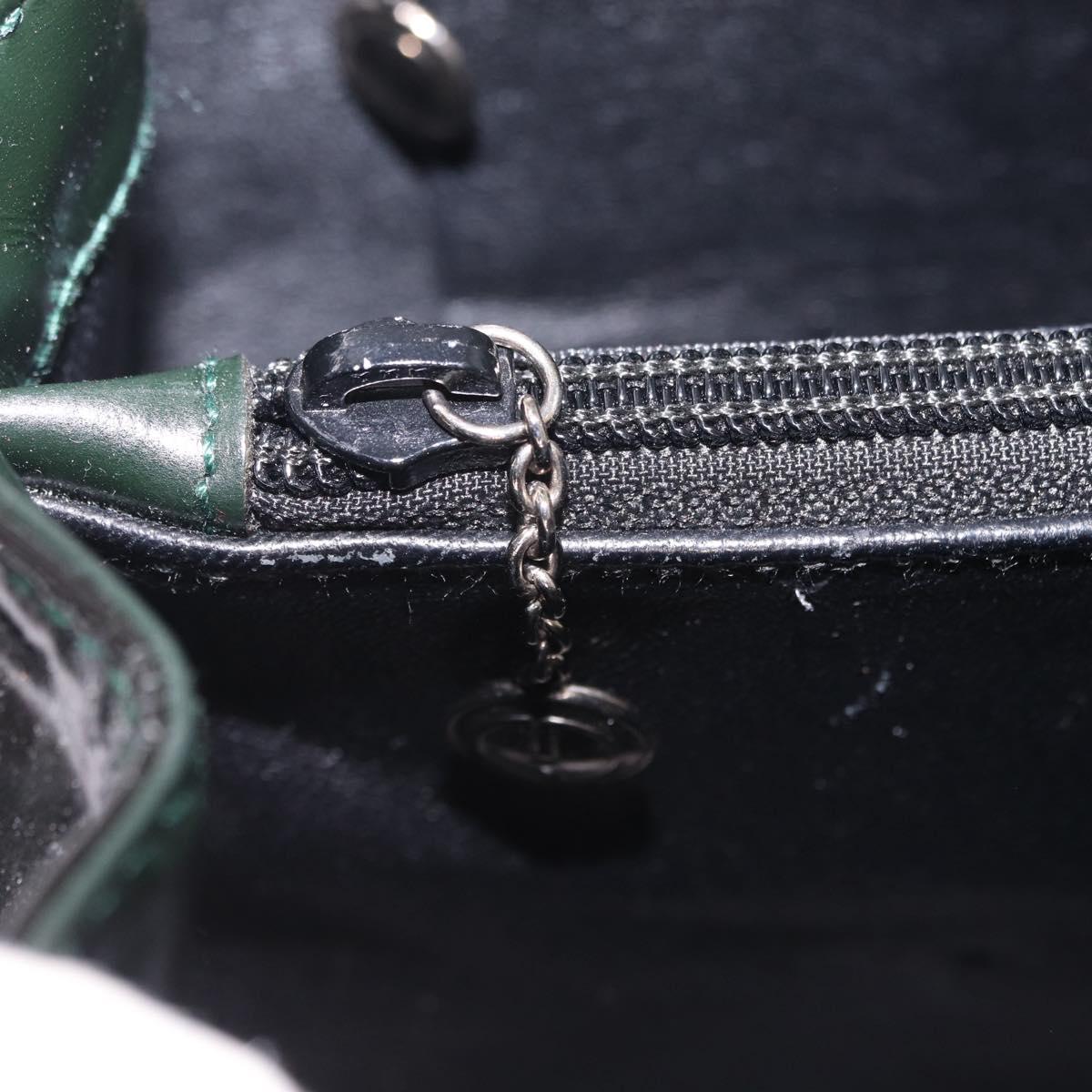 GUCCI Shoulder Bag Patent Leather Black Silver 001 2113 1677 Auth ka6380
