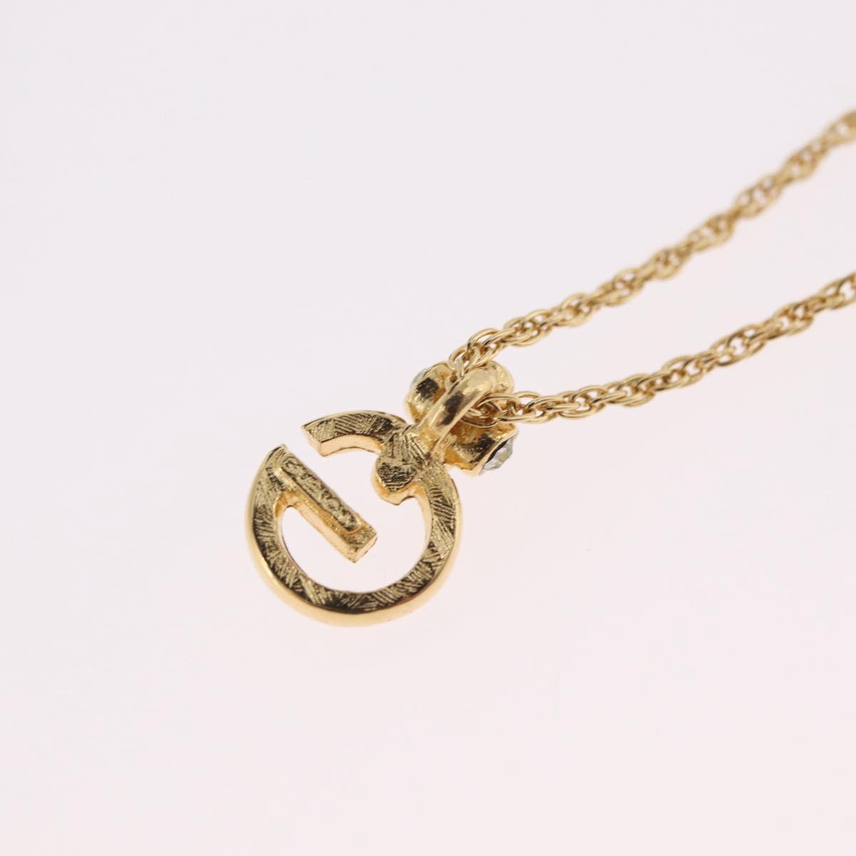 GIVENCHY Necklace Metal Gold Tone Auth ka6382