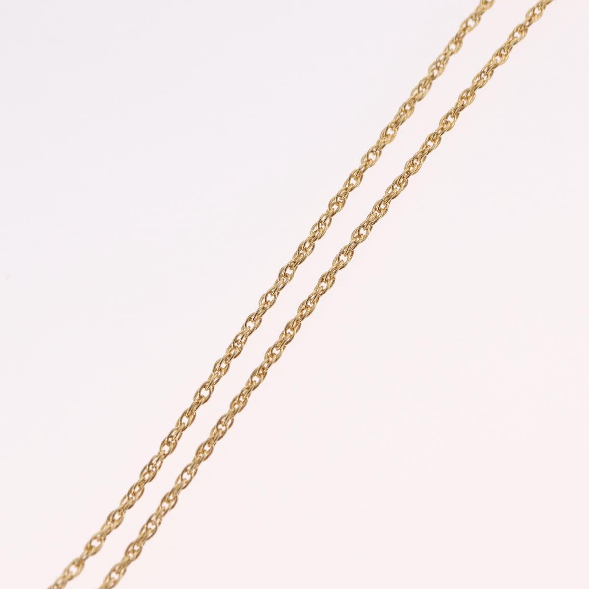 GIVENCHY Necklace Metal Gold Tone Auth ka6382