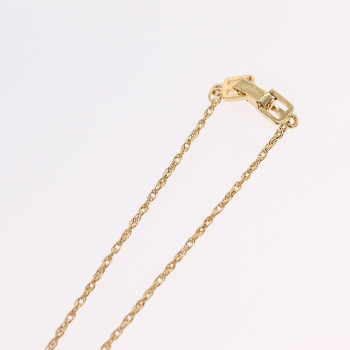 GIVENCHY Necklace Metal Gold Tone Auth ka6382