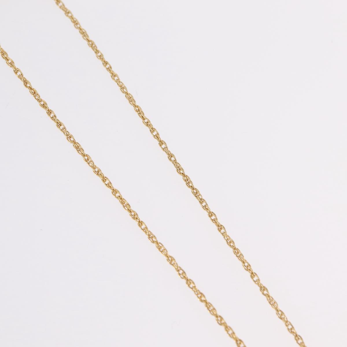 GIVENCHY Necklace Metal Gold Tone Auth ka6382