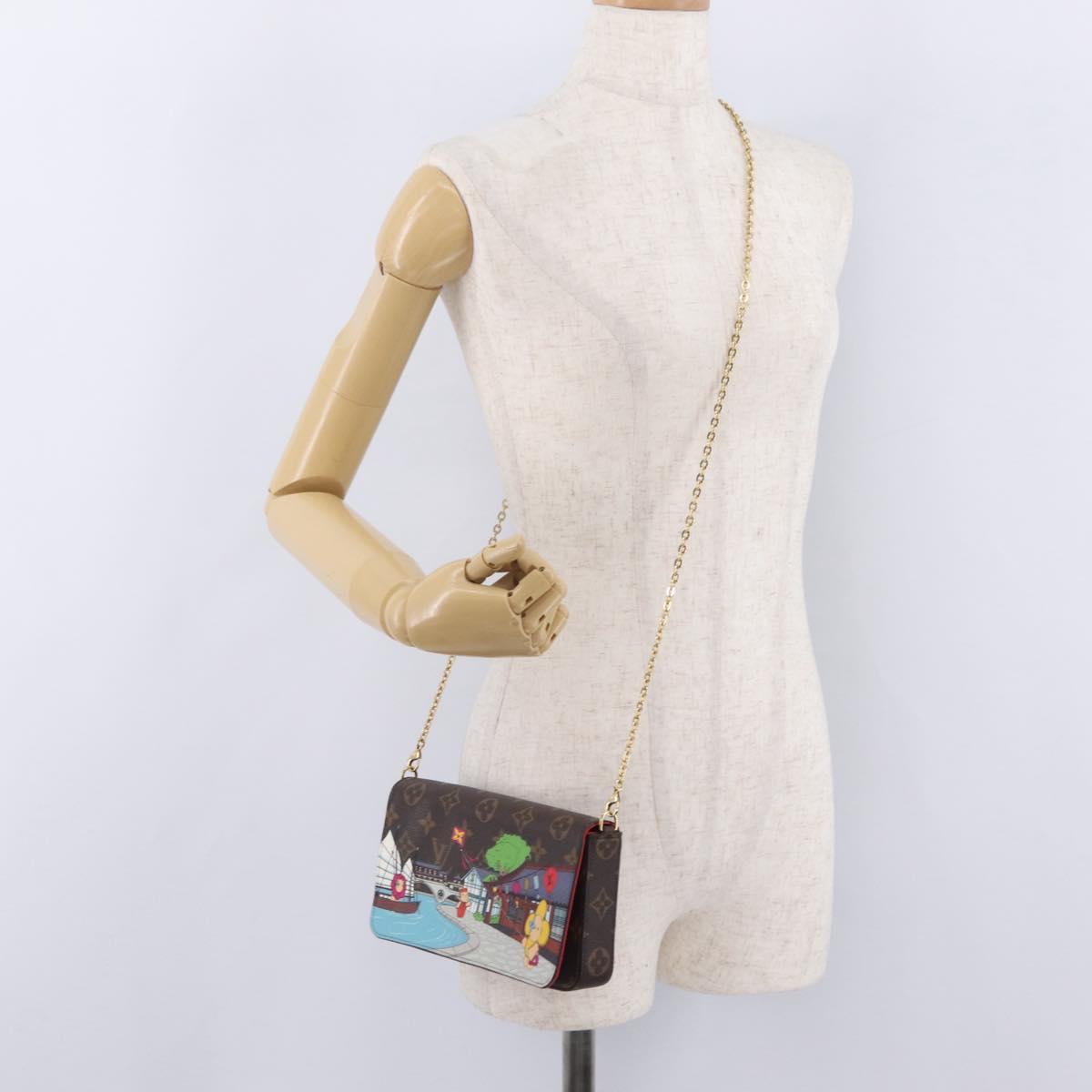 LOUIS VUITTON Monogram Vivienne Pochette Felice Shoulder Bag LV Auth ka6388SAM