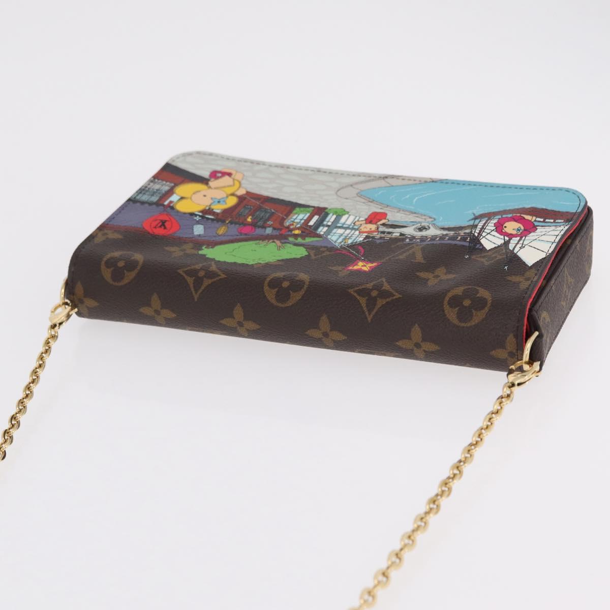 LOUIS VUITTON Monogram Vivienne Pochette Felice Shoulder Bag LV Auth ka6388SAM