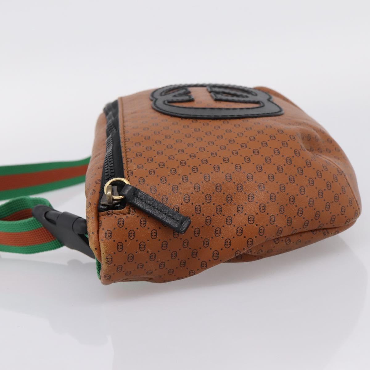 GUCCI Micro GG Canvas Sherry Line GUCCIxDAPPER DAN Bag 536416 Auth ka6390A