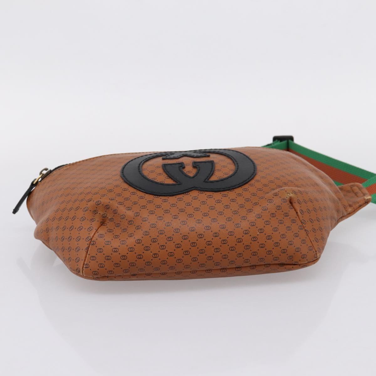GUCCI Micro GG Canvas Sherry Line GUCCIxDAPPER DAN Bag 536416 Auth ka6390A