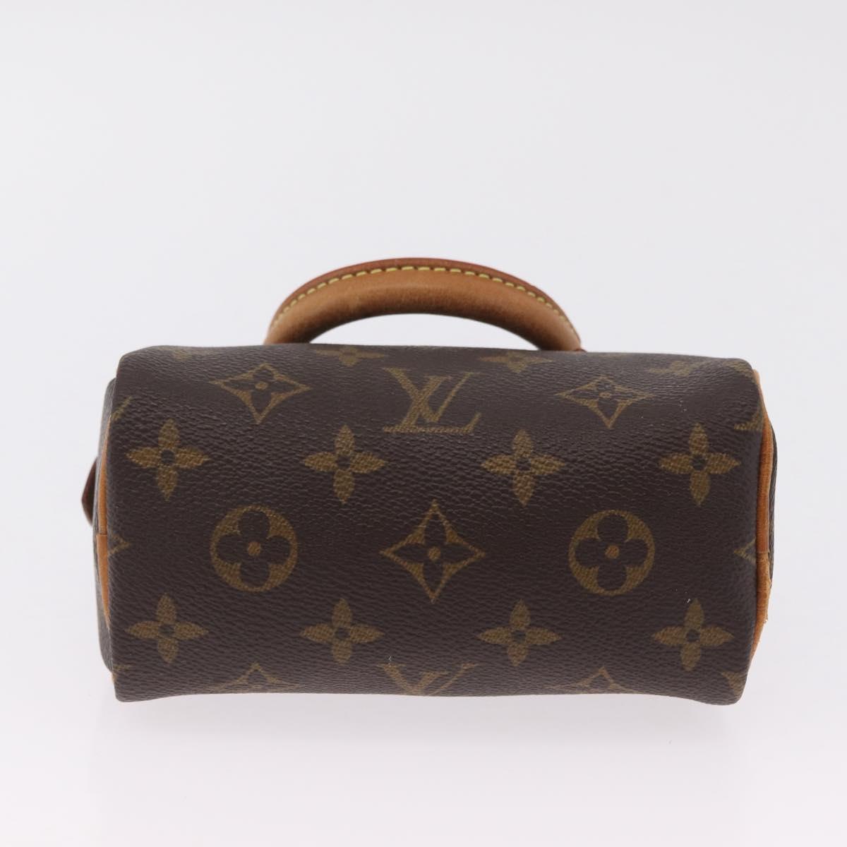 LOUIS VUITTON Monogram Mini Speedy Hand Bag M41534 LV Auth ka6394