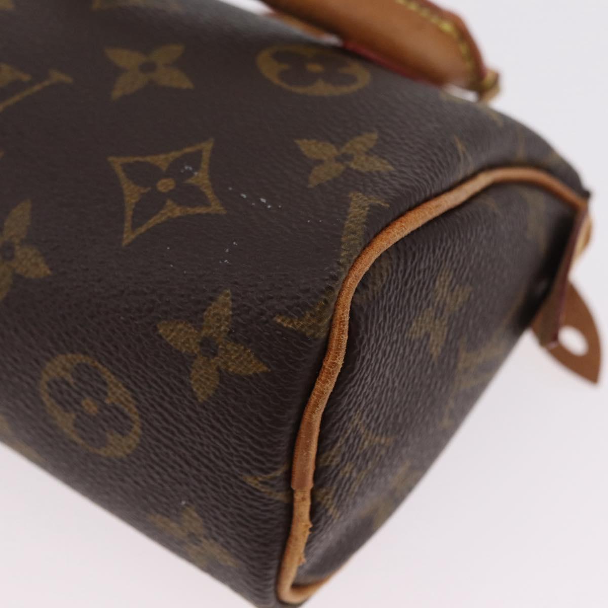 LOUIS VUITTON Monogram Mini Speedy Hand Bag M41534 LV Auth ka6394