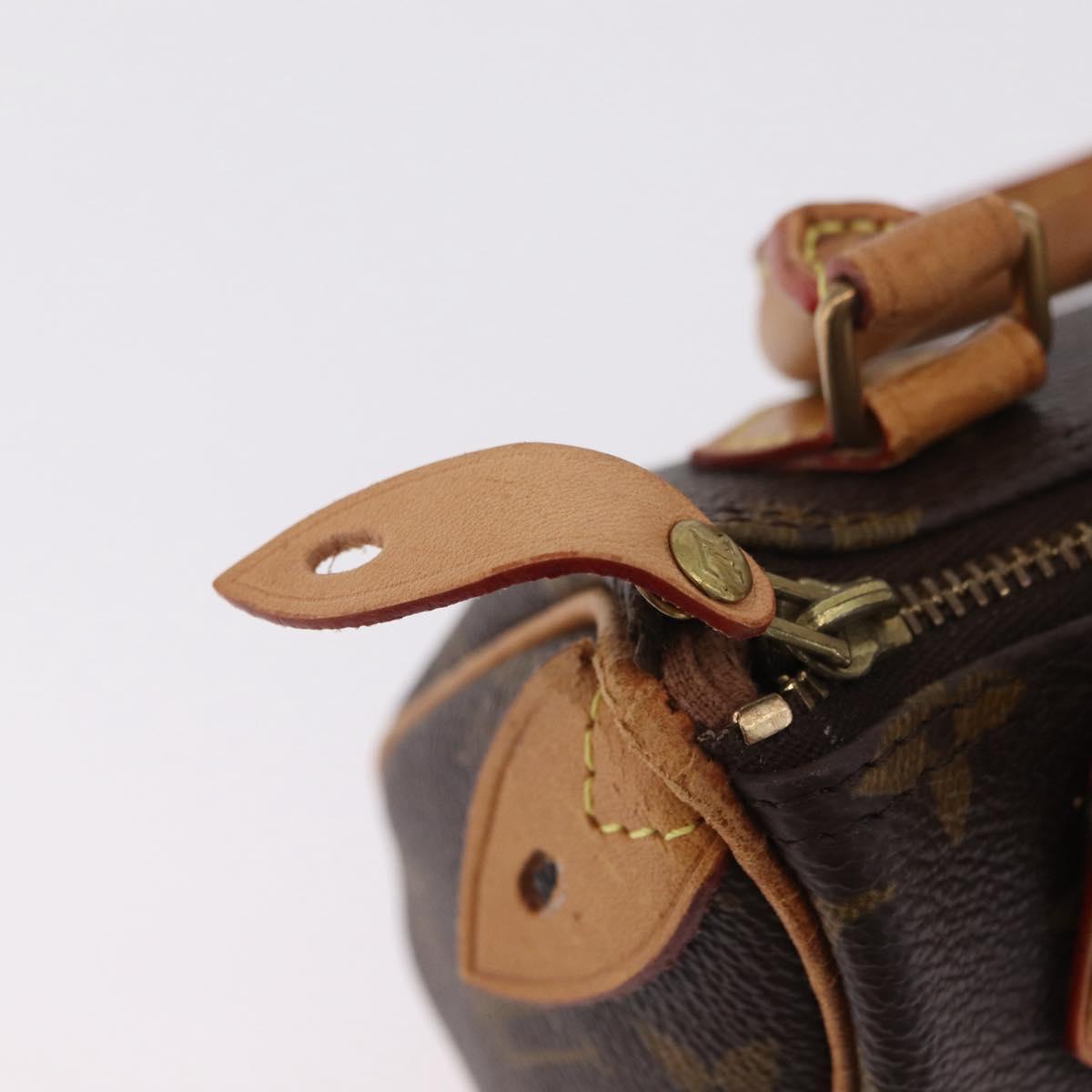 LOUIS VUITTON Monogram Mini Speedy Hand Bag M41534 LV Auth ka6394
