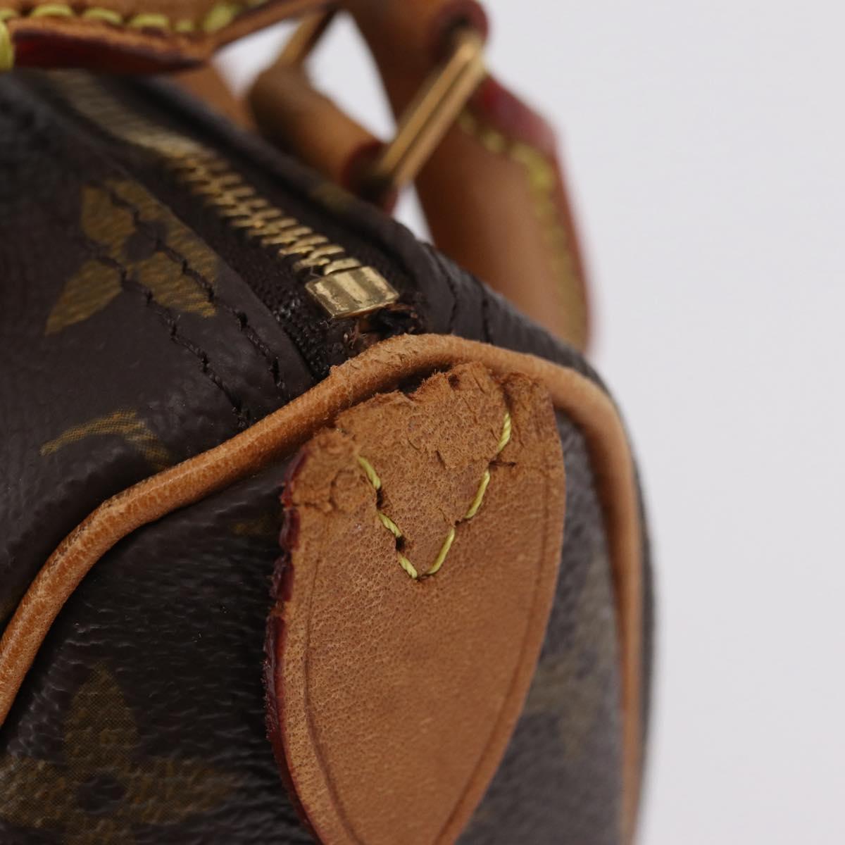 LOUIS VUITTON Monogram Mini Speedy Hand Bag M41534 LV Auth ka6394