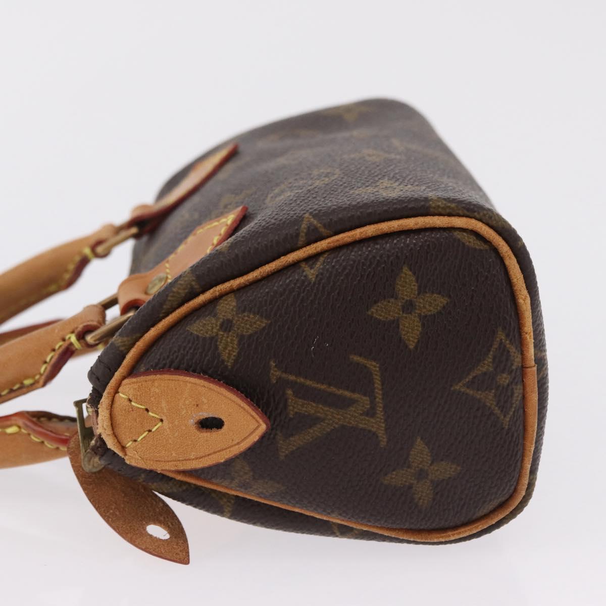 LOUIS VUITTON Monogram Mini Speedy Hand Bag M41534 LV Auth ka6394