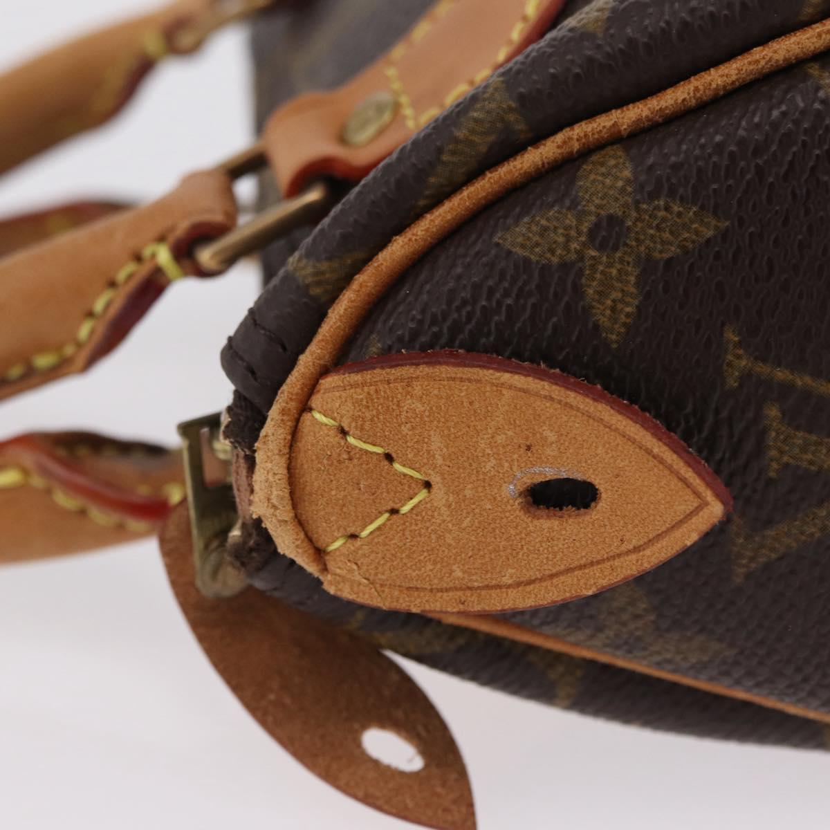 LOUIS VUITTON Monogram Mini Speedy Hand Bag M41534 LV Auth ka6394