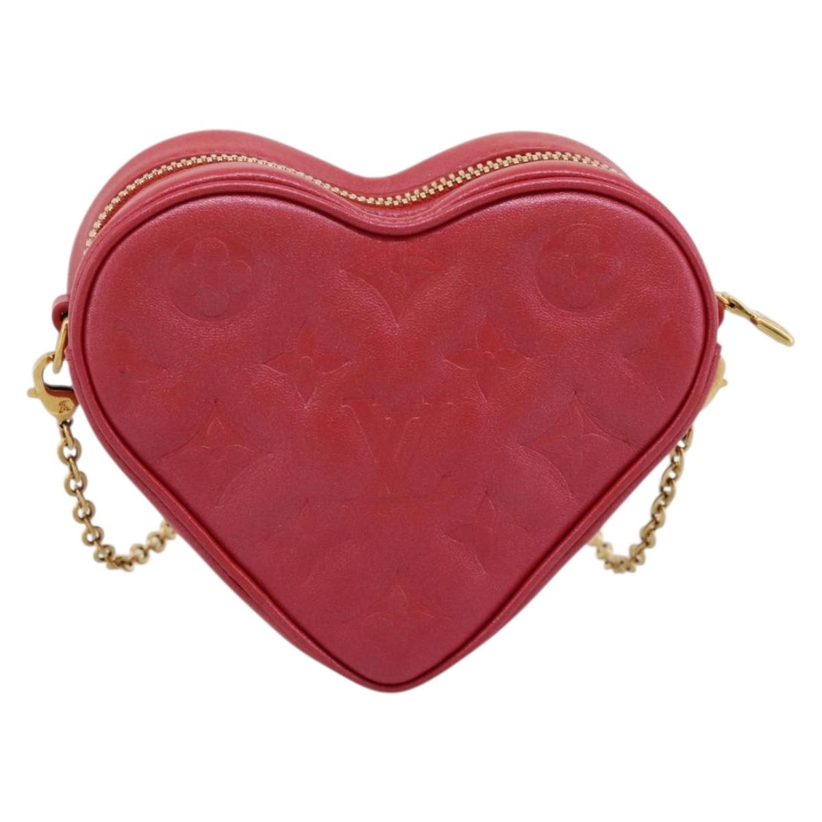 LOUIS VUITTON Falling In Love Collection Hearton Pouch M80837 LV Auth ka6395M
