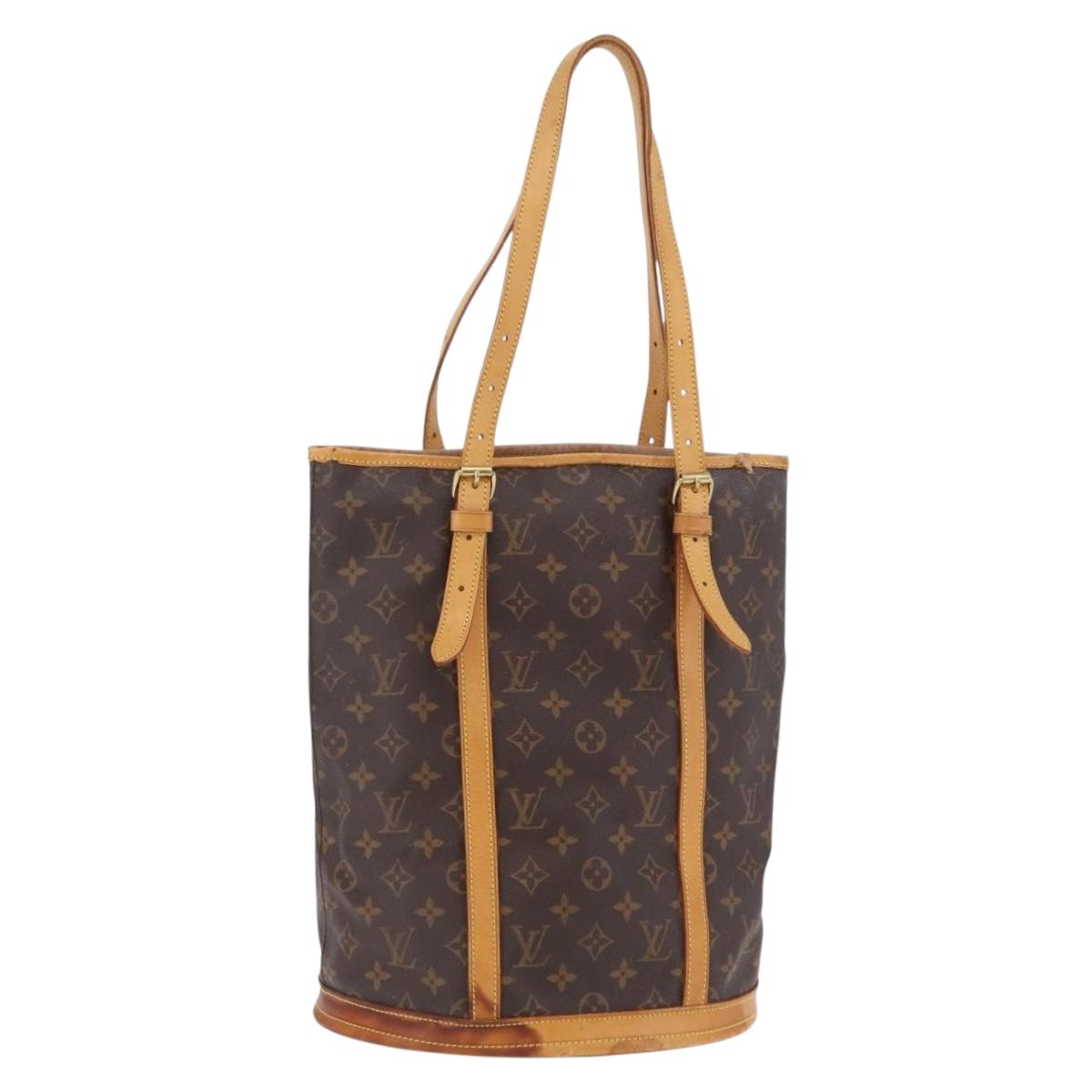 LOUIS VUITTON Monogram Bucket GM Shoulder Bag M42236 LV Auth ka6398