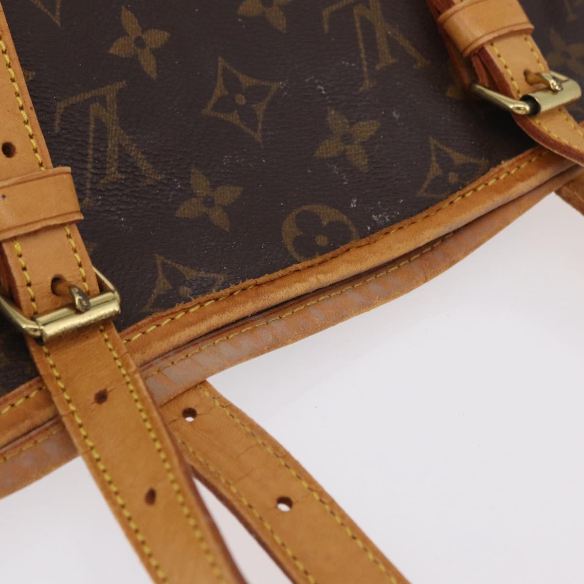 LOUIS VUITTON Monogram Bucket GM Shoulder Bag M42236 LV Auth ka6398